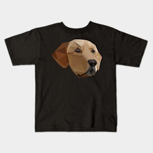 Low poly labrador Kids T-Shirt